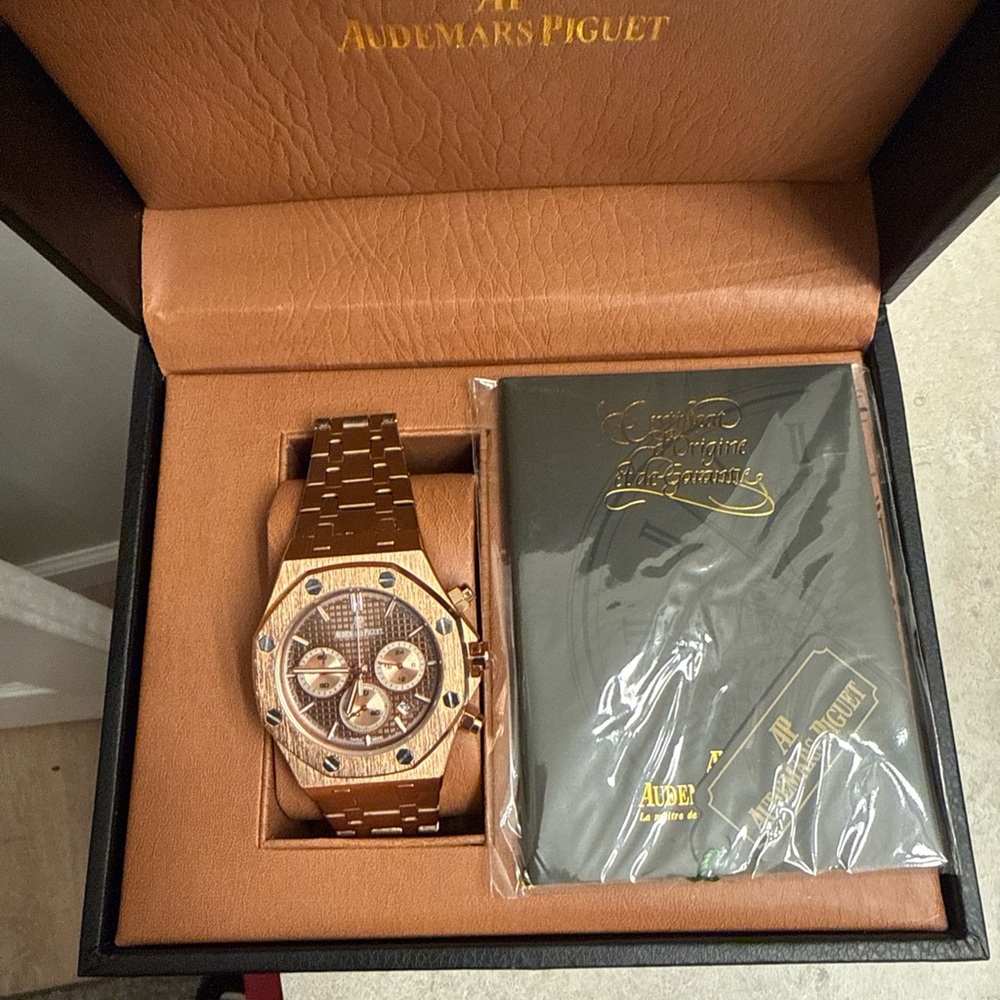 Audemars Piguet Royal Oak in Gold and Brown
